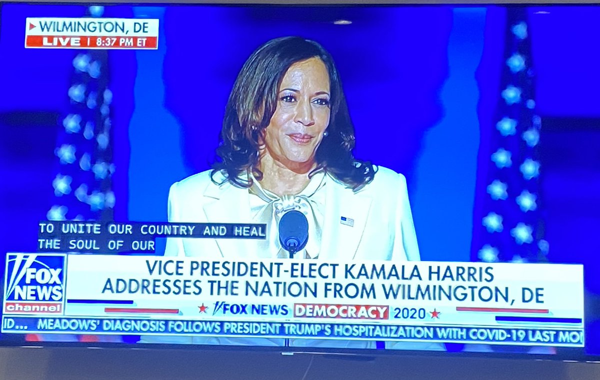 daphnezohar's tweet photo. “Dream with ambition. Lead with conviction. See yourself as others may not - simply because they haven’t seen it before” @KamalaHarris message to little girls everywhere. Yes #BidenHarris2020 https://t.co/4BkVBGL7WG