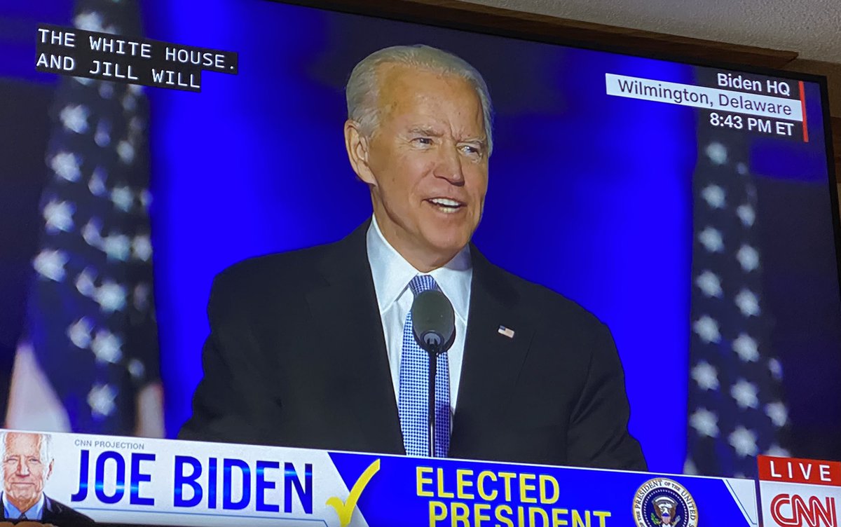“For American educators, this is a great day y’all!”

Indeed, Mr. President-Elect 🙌

#ForwardTogether #BidenHarris