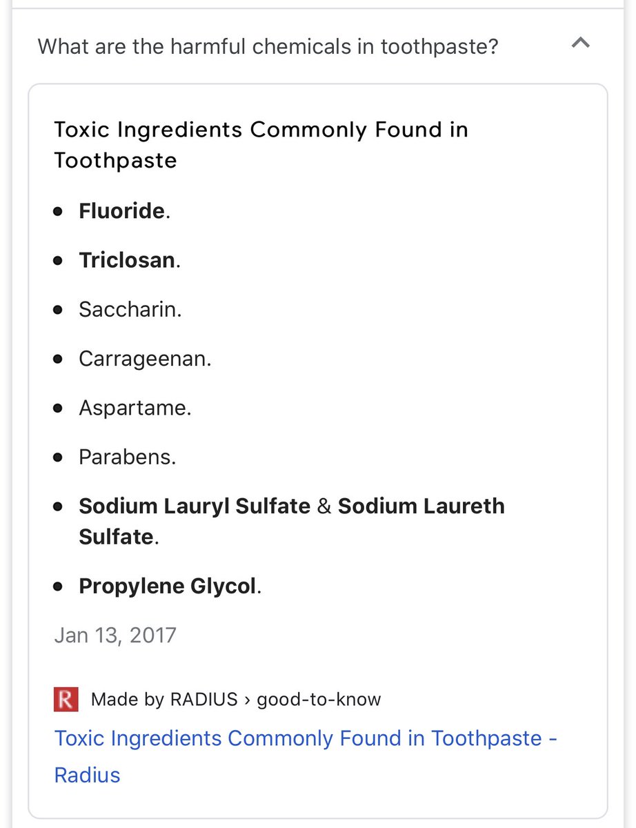 SaveJobUSA's tweet photo. What if Covid comes from toxic ingredients we use in our mouth ??? https://t.co/cbrihwyiSR
