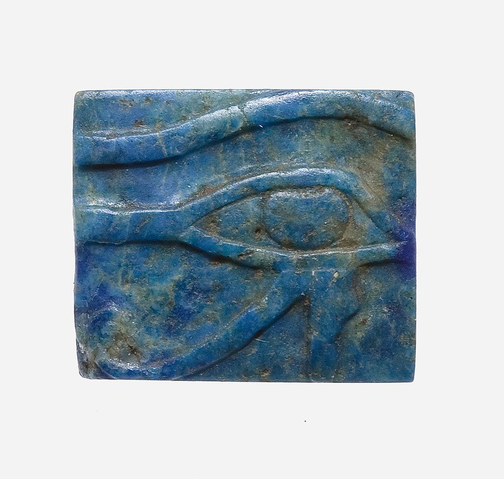 Ancient Egyptian plaque with an Eye of Horus