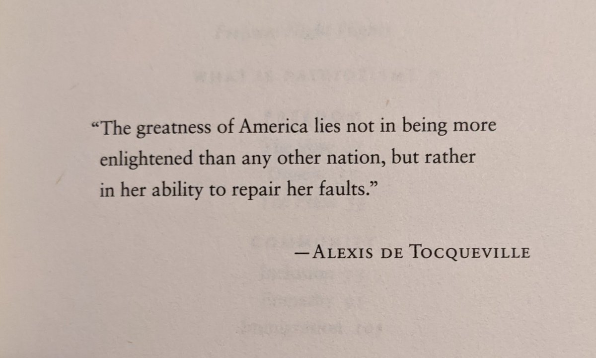 jcorrado1953's tweet photo. One page into #WhatUnitesUs by @DanRather and already inspired. 

De Tocqueville recognized America's key strength in the 1830s and now we have a chance to prove him right nearly 200 years later.

Let's get to work. https://t.co/GlAjSPJhuh
