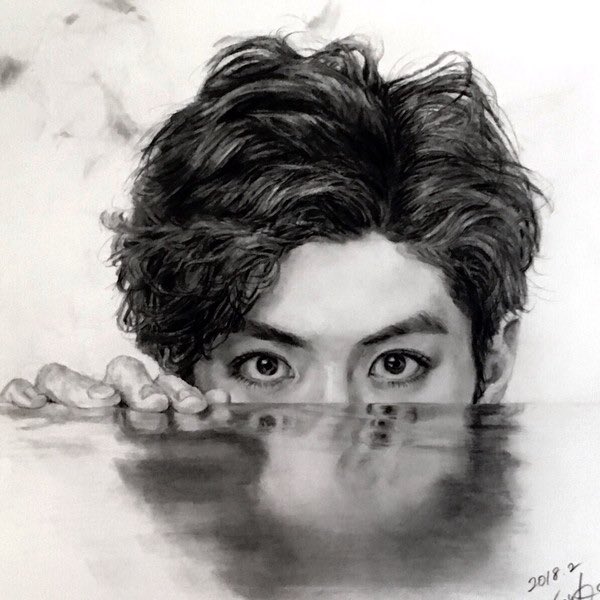 鉛筆画 鉛筆画をデジタル彩色 三浦春馬 すみか のイラスト