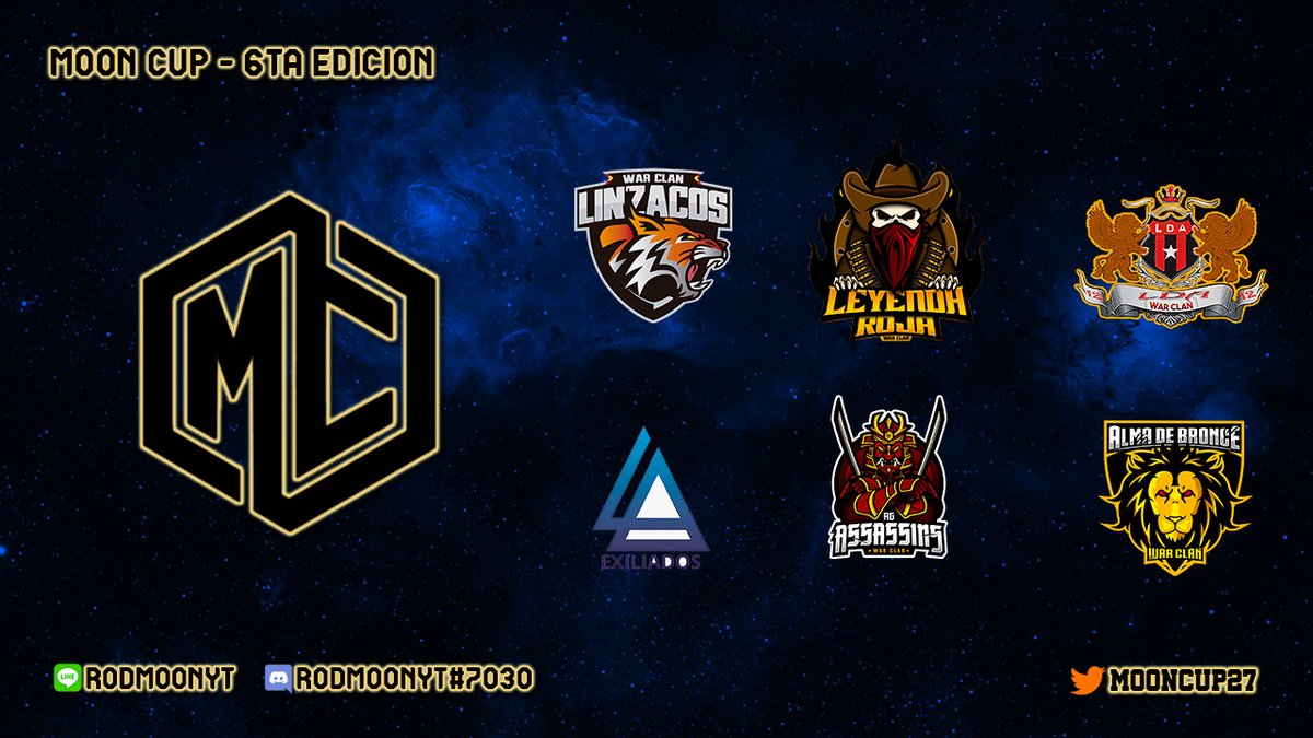 Presentamos a continuación a otros 6 clanes, pero en esta ocasión de nuestra división estelar.

<a href="/Bronce_Alma/">Alma de Bronce</a> <a href="/Linzacos/">Linzacos</a> <a href="/ClanLda/">LDA War Clan</a> <a href="/RojaLeyenda/">Leyenda Roja</a> @AG_ASSASSINS @LAExiliados