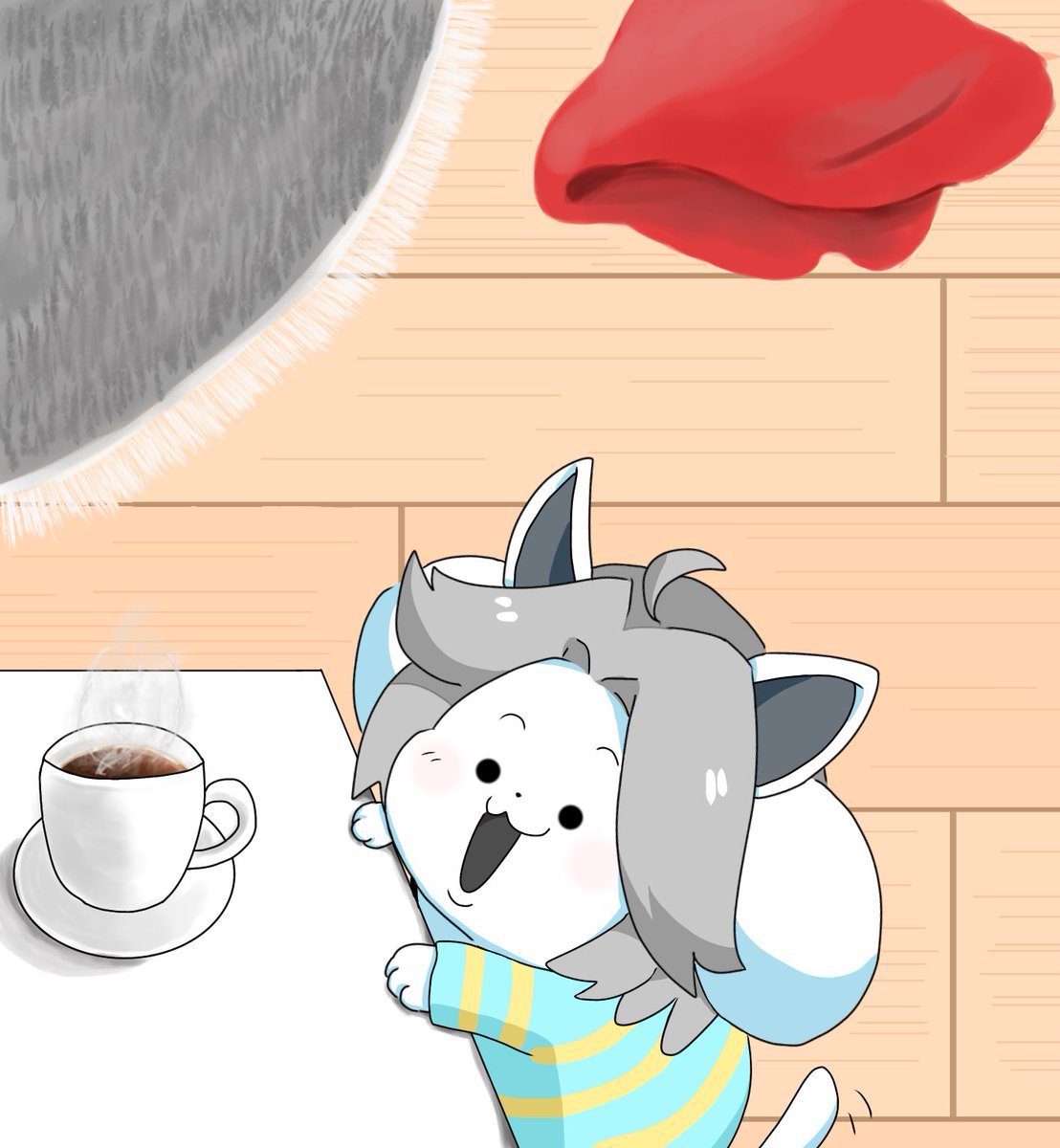 NlkelAmRHdLckBb's tweet photo. アンダーテールのテミーを描きました!
  ^     ^
❨ ( ・ω・) ❩ﾎｨ!!ﾃﾐｰﾀﾞｮ!!

コーヒーの湯気が1難しかったです(^^;;

#UNDERTALE
#Temmie
#アンダーテール
#テミー
#イラスト好きな人と繋がりたい https://t.co/5tYHNf4TSy
