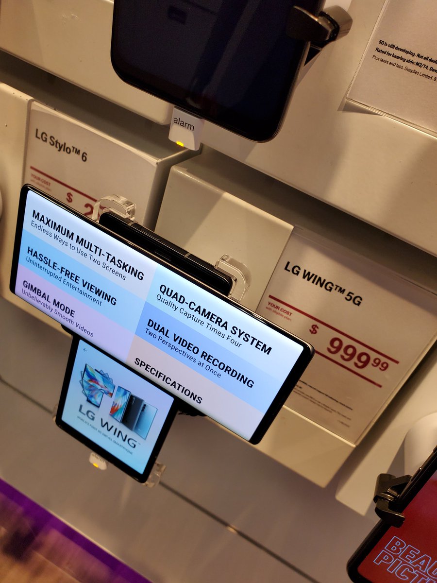 piadanh's tweet photo. Our store doesn't have signage for the LG WING 5G BOGO offer or the LG Velvet 5G BOGO offer but don't be mistaken, we offer it and its the best deal at T-Mobile. No add-a-line or trade-in required.  Let's Goooo!!  @TyTykim001 @JermaineJ158 @LGUSAMobile #LGBOGO #LGWING #LGVelvet https://t.co/yP0Q7EprpA