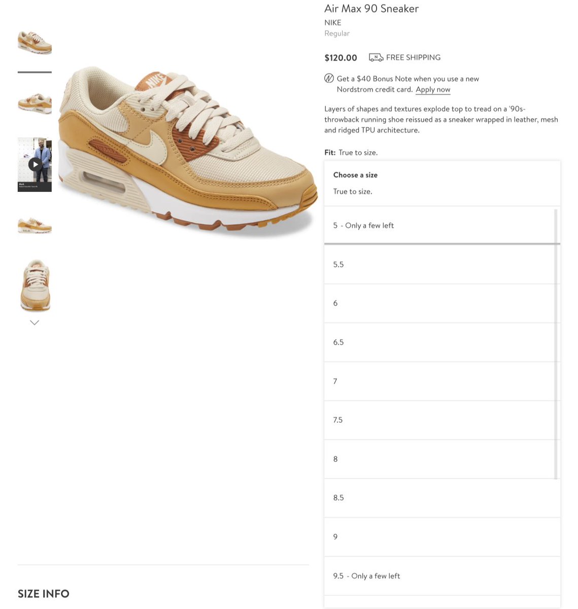 nordstrom air max 90