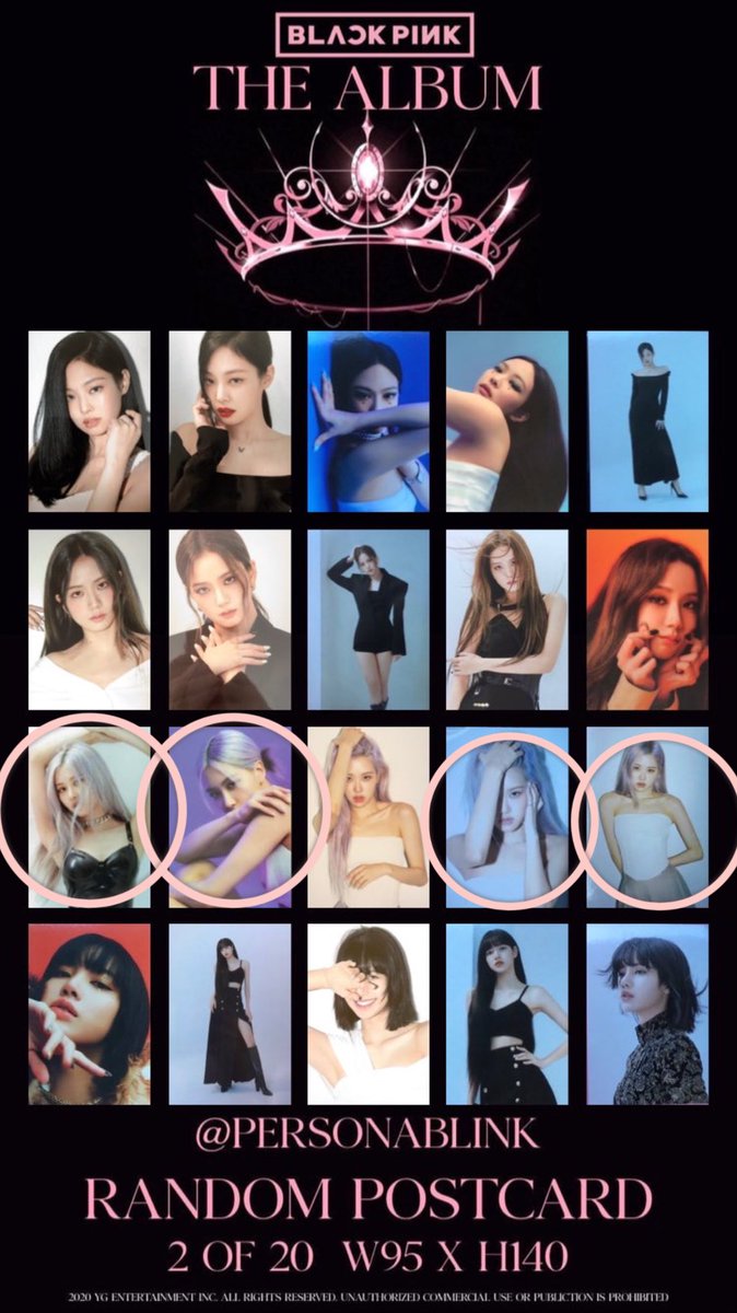 soybeanvo's tweet photo. [WTT/ WTS Blackpink]
The Album 
Have:Lisa PC&amp;Postcard,Jennie Postcard, Jennie KTOWN4U PC, 2 Jisoo Postcard&amp;PC
Want: Marked with Circle but ROSÉ PRIORITY! 
Trade Jennie POB Only with POB
Located: USA 🇺🇸
ww: no
@BlinksTrading @ggsellandtrade #blackpinktrade #wttblackpink #kpoptrade https://t.co/PkyxmxQqdF
