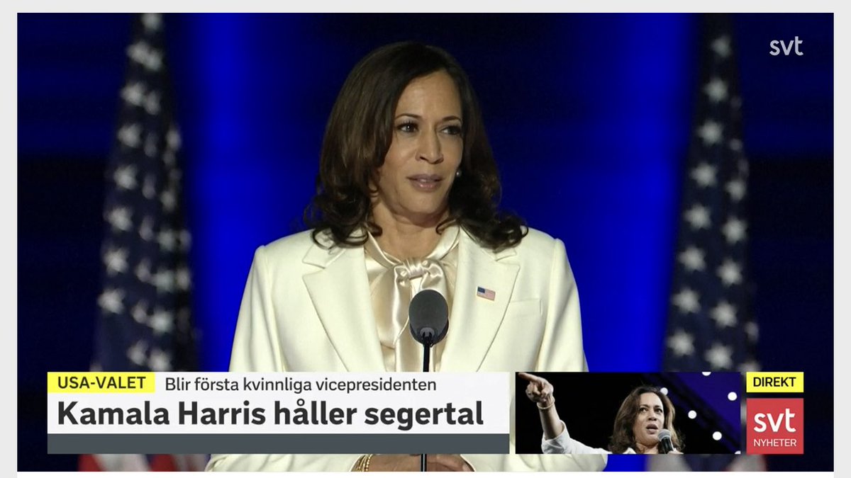 Efterlängtad valseger och verkligt snyggt #segertal <a href="/KamalaHarris/">Kamala Harris</a> <a href="/JoeBiden/">Joe Biden</a>