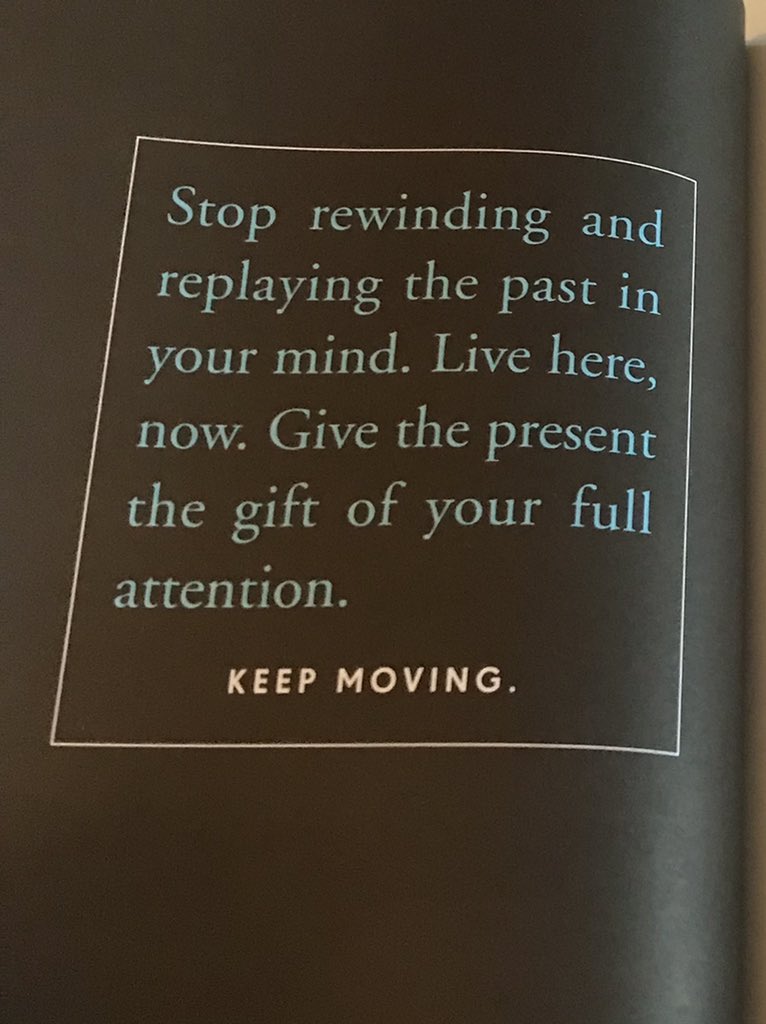 CMaxMan's tweet photo. Thank you @maggiesmithpoet for the reminder. #KeepMoving https://t.co/x2IQVkfUD5