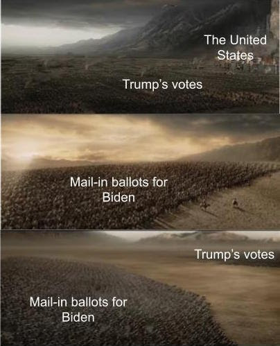 SarahKStankus's tweet photo. So this election was basically the Battle of Pelennor Fields https://t.co/ZhYi70utls