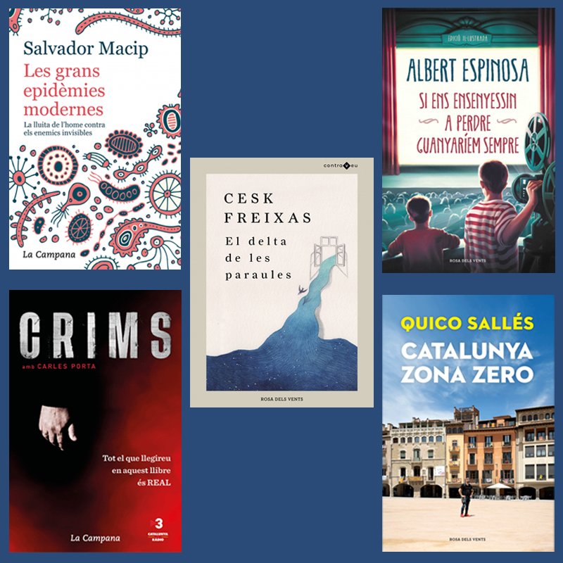 Voleu tenir aquests llibres? És molt i molt senzill. Només heu de fer RT i Follow al nostre perfil. El proper divendres 13 de novembre anunciarem l'afortunat/da. La lectura ens fa lliures!  Ara més que mai. 107.5 FM.