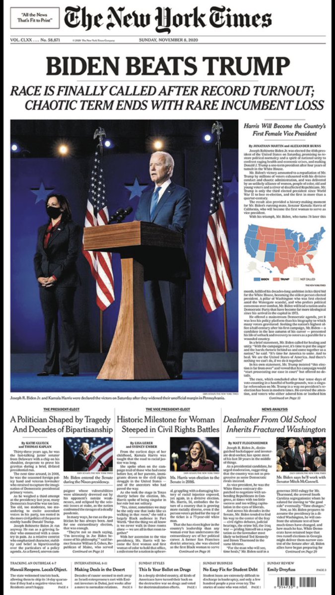 davidenrich's tweet photo. Front page of tomorrow’s @nytimes https://t.co/vQqZUkg01A