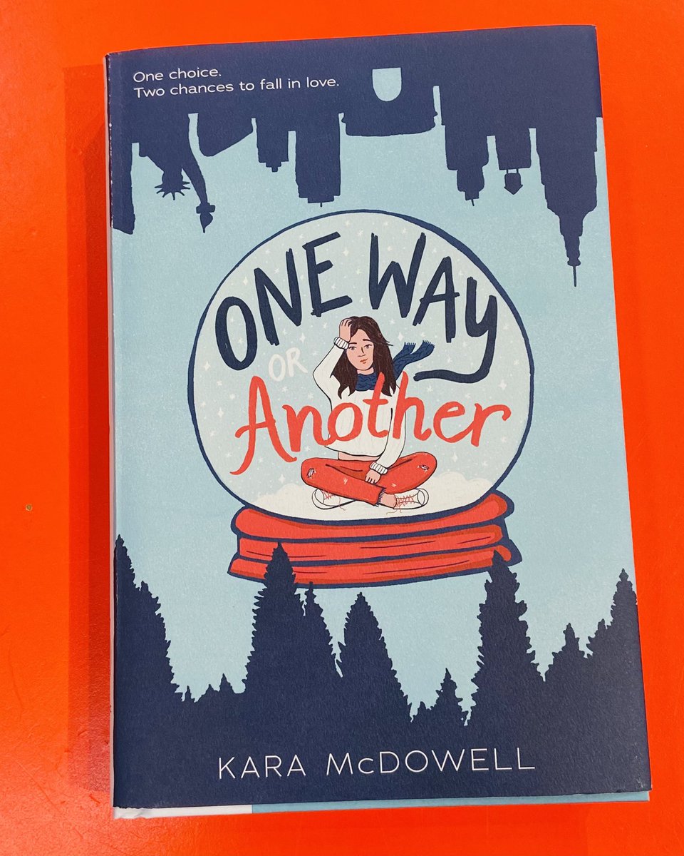 It’s a battle between anxiety vs. true love in One Way or Another- a sweet, smart,  #ownvoices holiday romance novel from  @karajmcdowell (we LOVE seeing a neurodivergent female protagonist!)  – bei  Kidsbooks Kitsilano