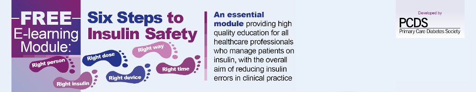 We are delighted to announce that a re-vamped version of PCDS's hugely popular module: The Six Steps to Insulin Safety will be released on 20 November! A fundamental component of CPD learning for encounters in clinical practice. Access the original here: bit.ly/2FLFIc4