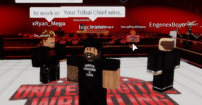 UDWRBLX's tweet photo. SINGLES ACTION
The fan favorite, @SCup2010 goes up against the TRIBAL CHIEF, #Zerty
It is the Tribal Chief picking up the win.
#UDWHeat https://t.co/aaqf7BUHZn