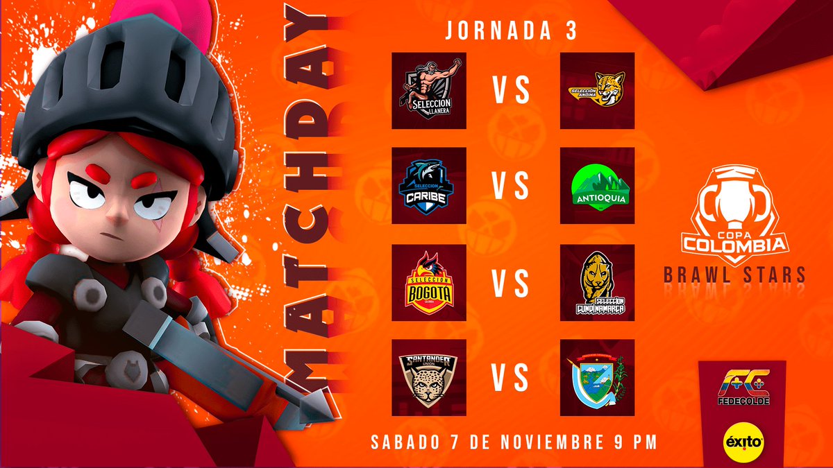 📆 | MATCHDAY JORNADA 3

Hoy será una fecha llena de sorpresas y buenos partidos

Caster: <a href="/tecnobarat/">Tecnobarat</a>
Directo YT: youtu.be/AXUTbCUDbbo

Acierta los 4 ganadores de los partidos de hoy y participa por una skin de colt competidor

Organiza <a href="/fedecoldeNal/">Federación Colombiana de Deportes Electrónicos</a>
Patrocina <a href="/almacenesexito/">Éxito®</a>