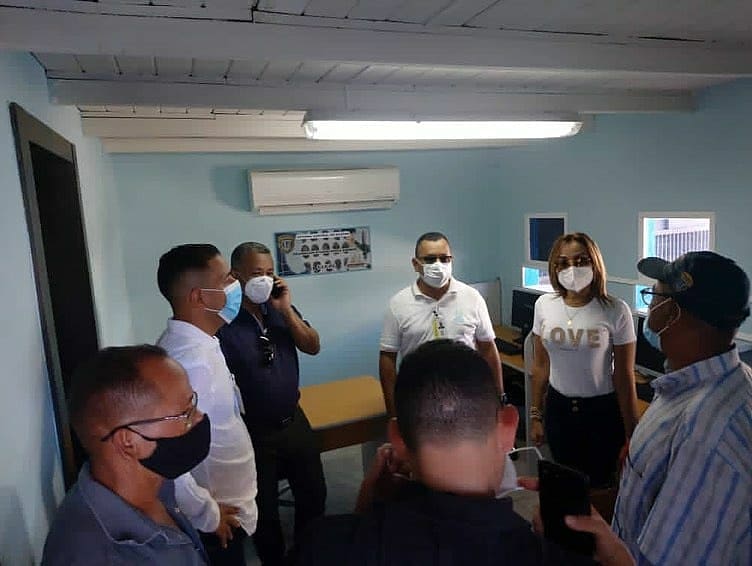 El director del Cicpc, C/G Douglas Rico en compañía de la secretaria general C/G Mercy Bracho, el asesor jurídico C/G Juan Pereira y el coordinador nacional C/G Juan Peñaloza realizaron una supervisión en el estado Nueva Esparta.