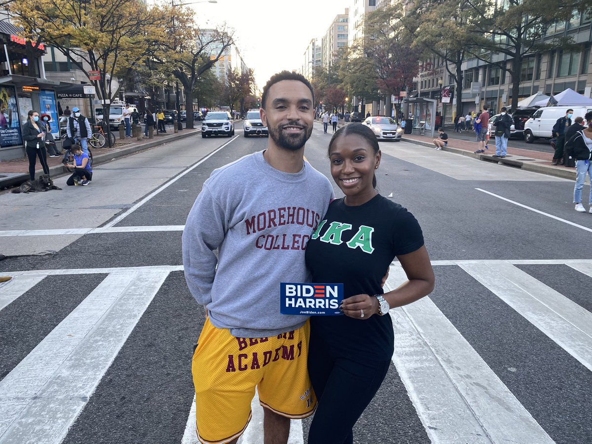 Theo and Gina tell me “there’s a perception that you can’t get to the highest levels if you go an HBCU but we’ve reached it with Kamala.”