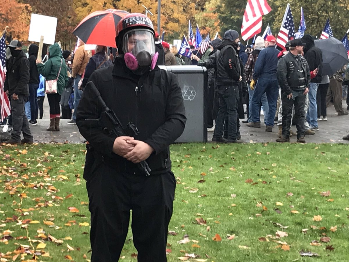 Another armed person at the Oregon State Capitol today