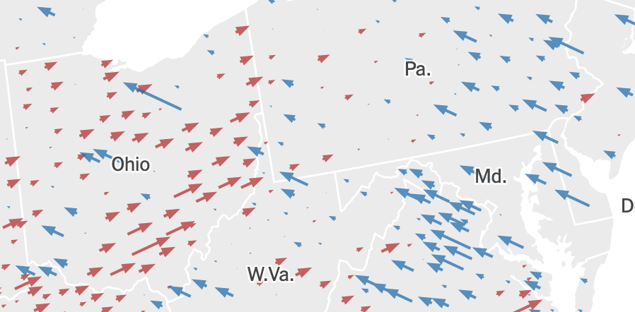 There was some conflicting info among white northerners at that point: MN/ME/NH were fine for Biden, WI was close, and rural OH/IA were worse than 2016. IDK how I would have sorted it out if forced.But there was no way to know that this red wasn't bleeding to PA