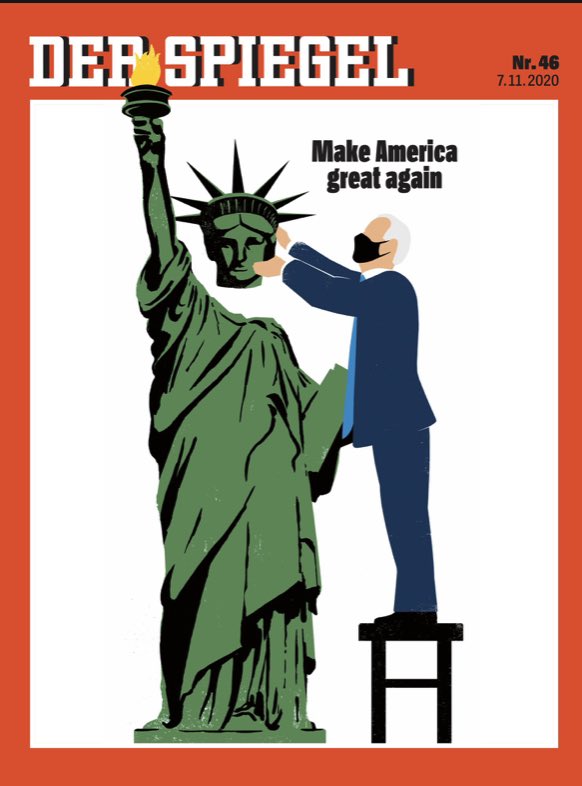 #USAElections2020

#USAElections2020 #Election2020    #Biden2020 #AmericaDecides2020 
#ElectionNight    #DonaldTrump #BidenHarris2020
#Pennsylvanie #POTUS #TrumpIsLosing #Loser 

Der Spiegel between 2017 and today.