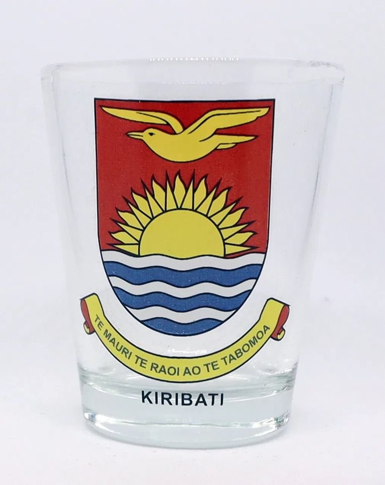 Kiribati gained its independence from the United Kingdom, becoming a sovereign state in 1979. 

Get your Kiribati products today: bit.ly/31RRD0z

#Kiribati #WorldByShotglass #VisitKiribati