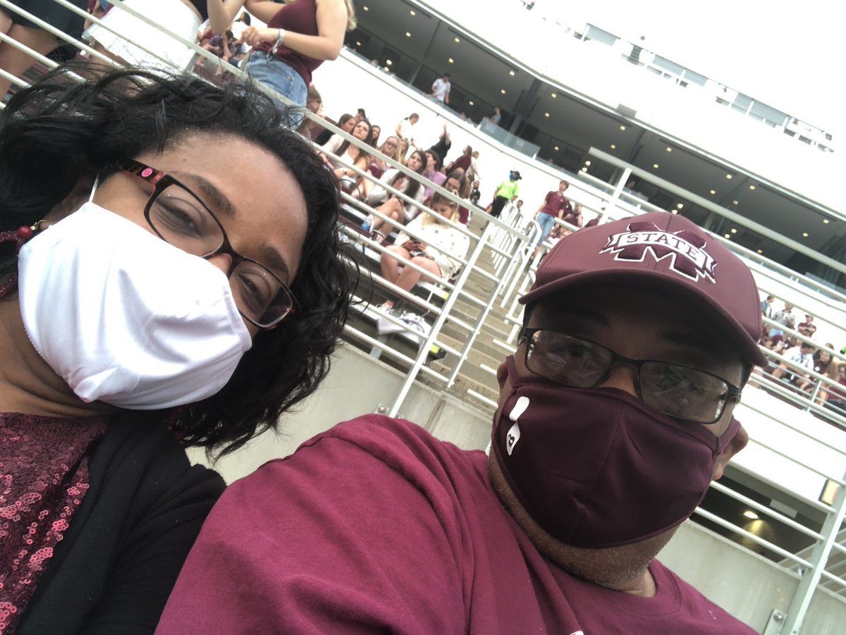 My hubby and I celebrate our daughter &amp; HC at Mississippi State #hailstate