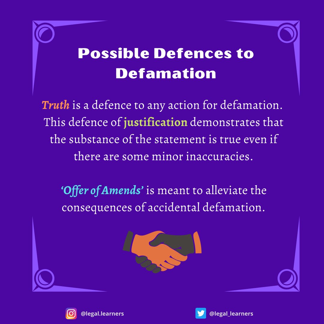 Last but not least, we provide defences to the claim of defamation. These mainly focus on public interest, parliamentary privilege and whether the person was telling the truth.