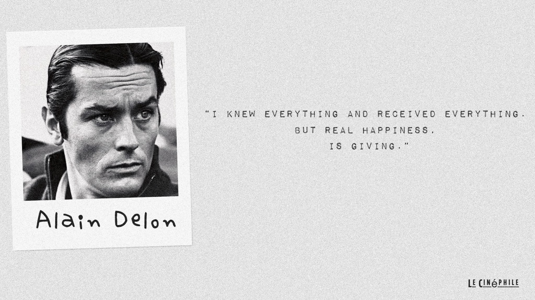 Wishing a happy birthday to the iconic, Alain Delon. 