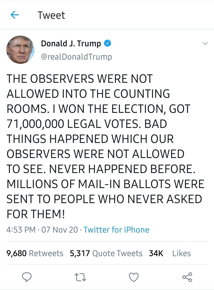 livmeredith's tweet image. He sounds like a petulant child. It's about time we have a President who conducts himself with dignity again. (Screenshot instead of retweet because he doesn't need the interactions)
