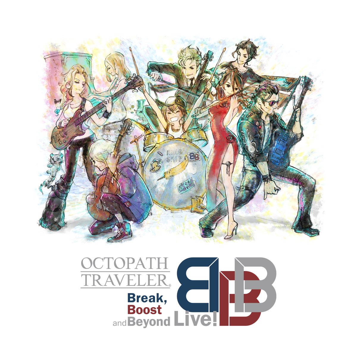SquareEnix's tweet photo. A wondrous, charming, most excellent...rock out performance 🎸

The hit 2019 concert, OCTOPATH TRAVELER Break, Boost and Beyond Live, is now available as a digital album: https://t.co/GddhVQYuKt https://t.co/uHgpniSgRX