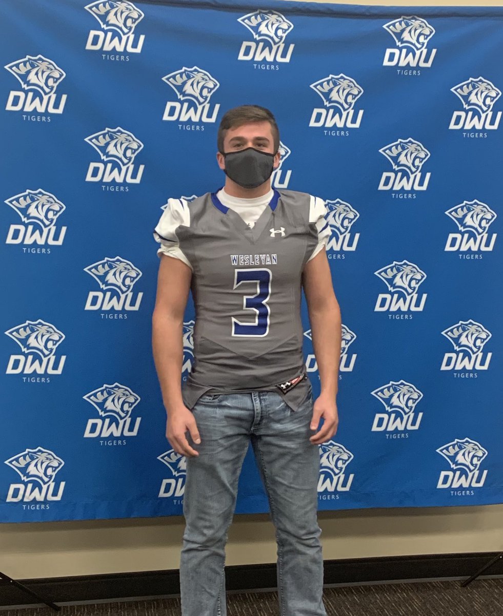 laytoneide's tweet photo. After a great phone call with @TheCoachFoster, I’m blessed to say I’ve received an offer to play football at Dakota Wesleyan University #BleedBlue @dwtigerfootball @DeuelFootball https://t.co/ZQYojxmPrO