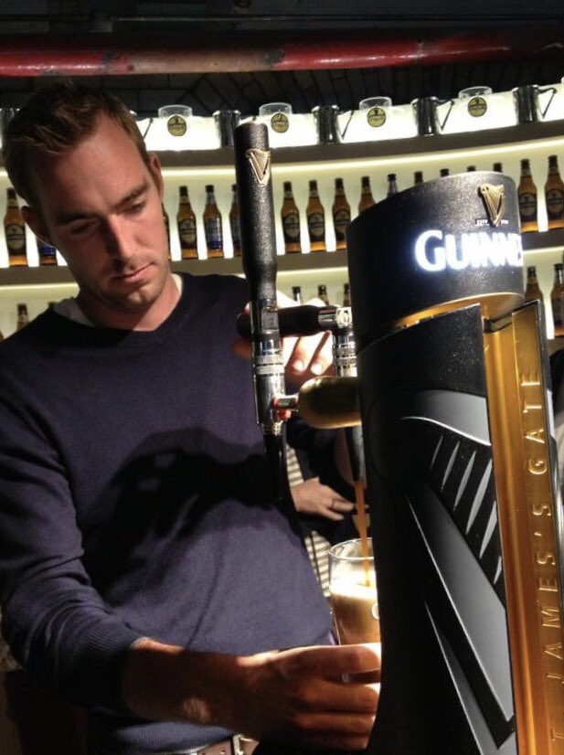 MarkDAWilliams's tweet photo. @gareththomas14 @GuinnessGB Taken a few years ago at St James' Gate. #ShareYourPour https://t.co/hw1YFRTRKx