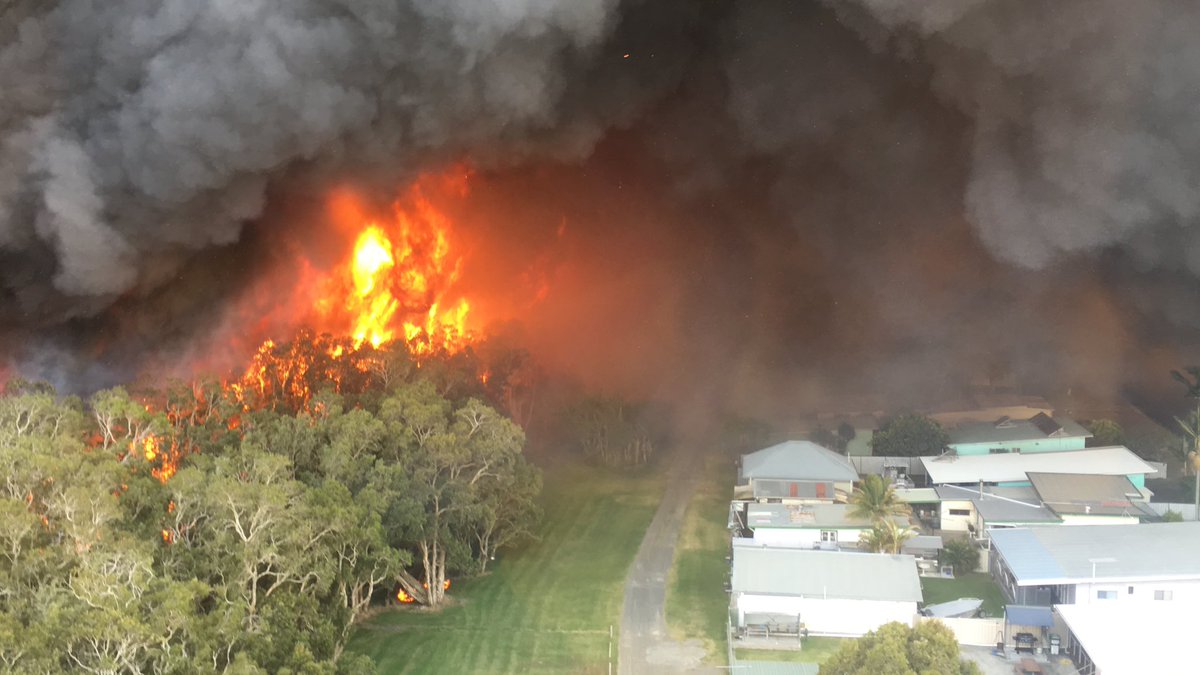 NSWRFS's tweet photo. This day last year NSW recorded 17 concurrent Emergency Warnings. Homes from Blue Mts to Tenterfield were threatened. While the losses on that day were significant they could have been far worse were it not for the extraordinary efforts of firefighters & the community. #NSWRFS https://t.co/IEQn7v6siE