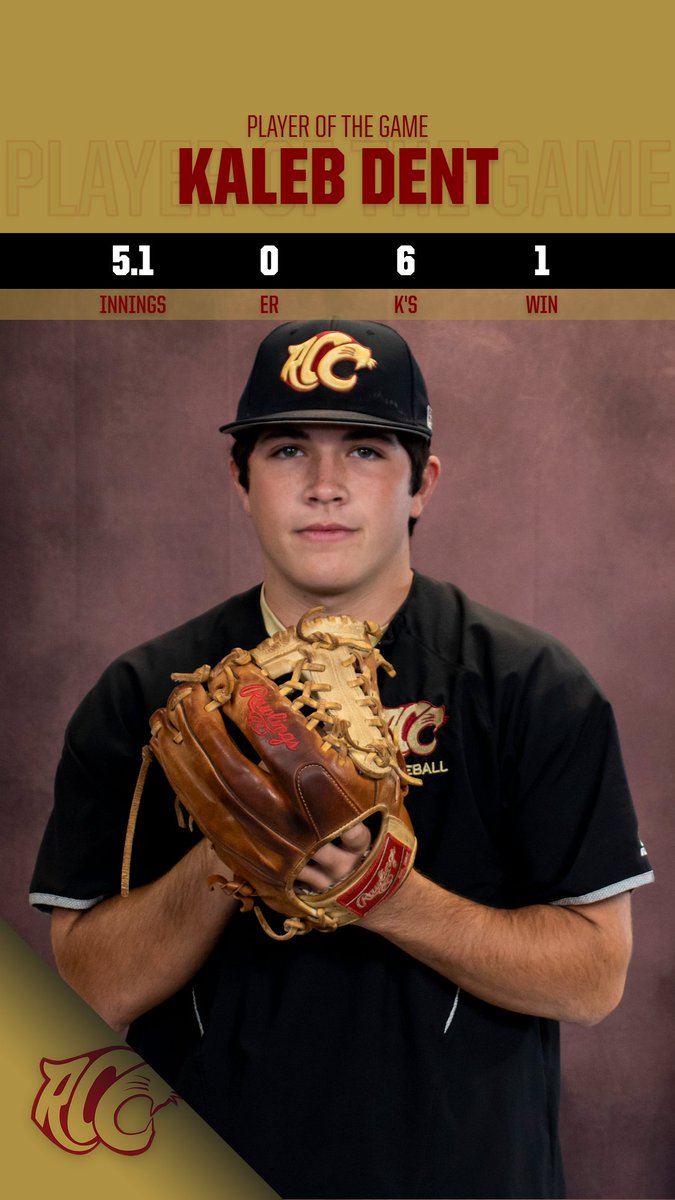 RCCcougars's tweet photo. Player of the game for Game 3 : Kaleb Dent https://t.co/N1MHumWHfP