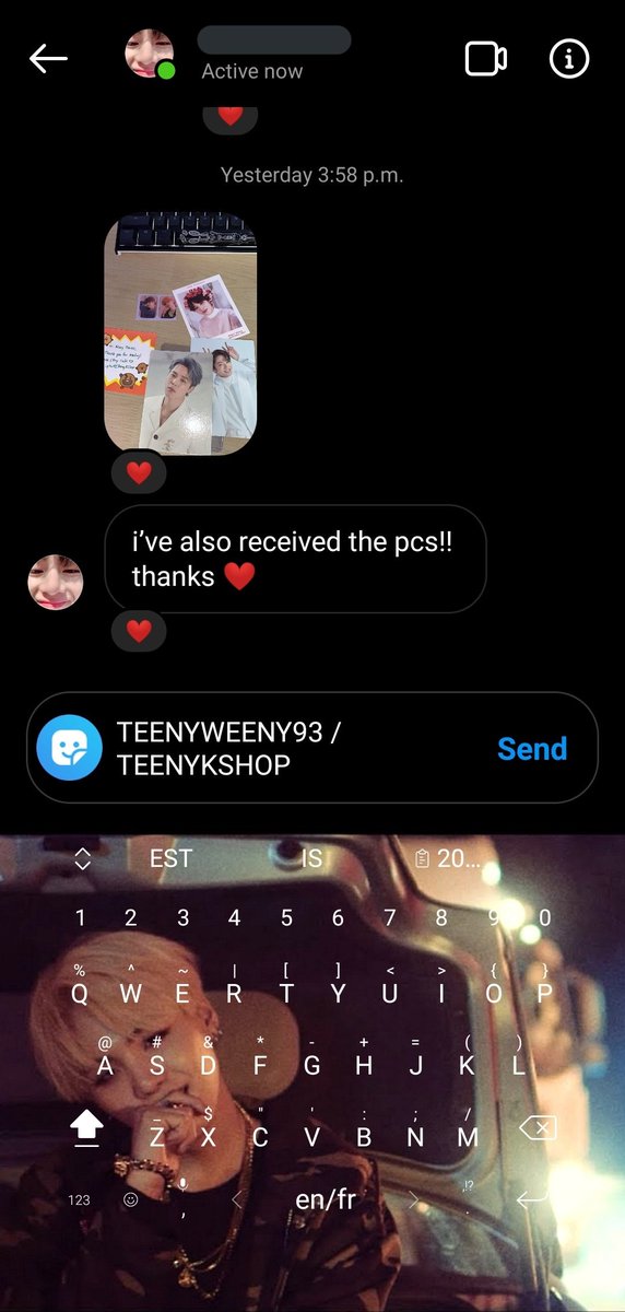 TeenyKShop's tweet photo. Trading proof!! 😁💜 https://t.co/DjXHB4XokV