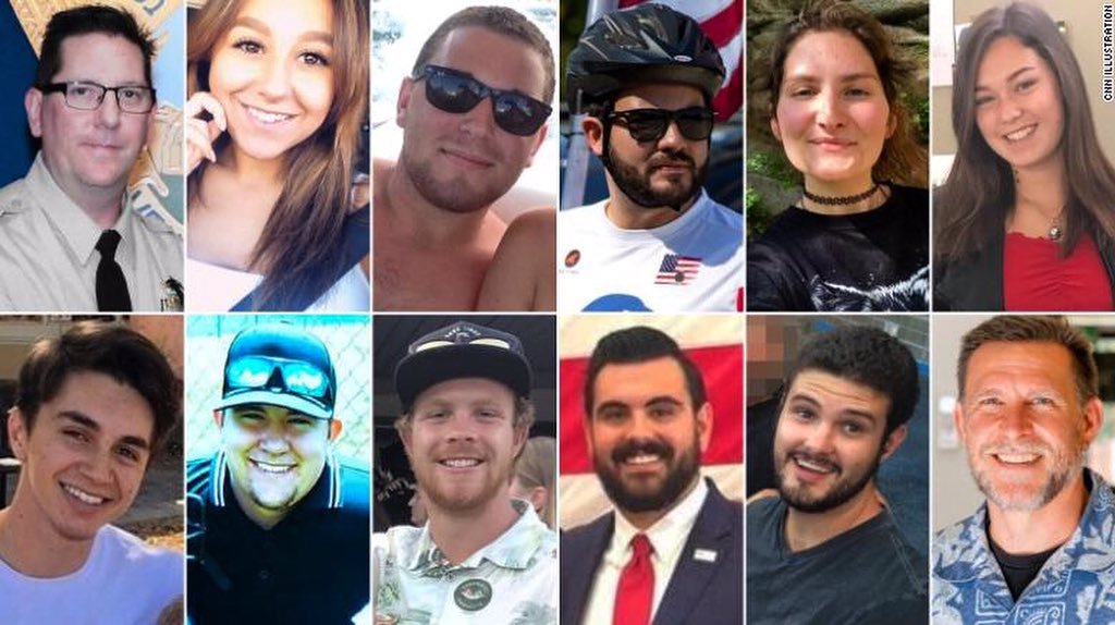 VCPFA's tweet photo. Two years ago, our community of Thousand Oaks was shattered by a truly horrible act that took the lives of 12 innocent souls. Today we remember them. #BL12 #4S3 #BorderlineStrong #TOStrong https://t.co/kWidGQz0rY
