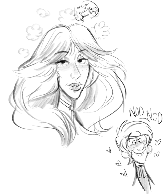 River making John-boy go BRRR #oc #originalcharacter #sketch River belongs to @Sunnybibunny 