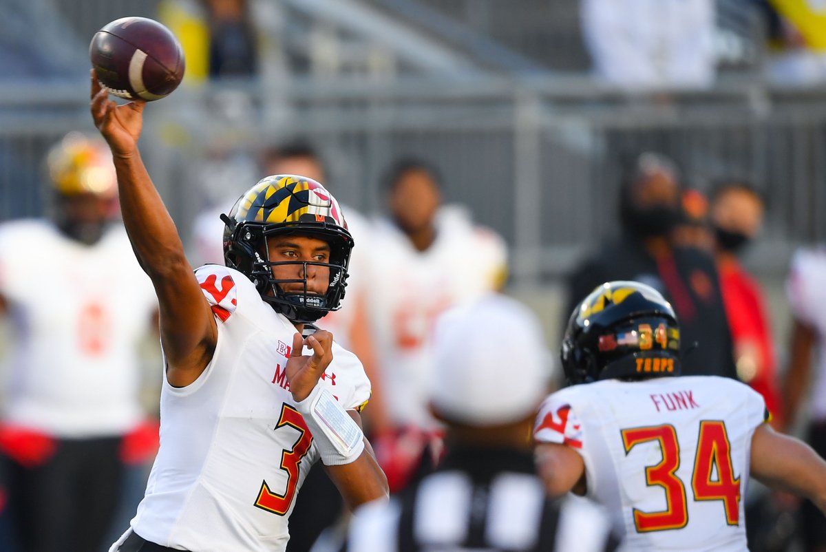 Maryland QB Taulia Tagovailoa in his last SIX quarters
🚀 40/54
🚀 640 yards
🚀 6 TDs