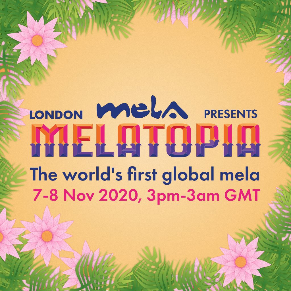 aworldinlondon's tweet photo. Wish you could celebrate the #BidenHarris win with a dance? Well you can! With @djritu1's #Bollywood #music mix at 10.40pm! #Melatopia FREE #Livestream https://t.co/5nT62Oau2F #PanjabiMC's just been on and now it's #bhangramuffin legend @apacheindianhq ๐ฅฐ @TheLondonMela #Online https://t.co/Vt8mnHt9FP