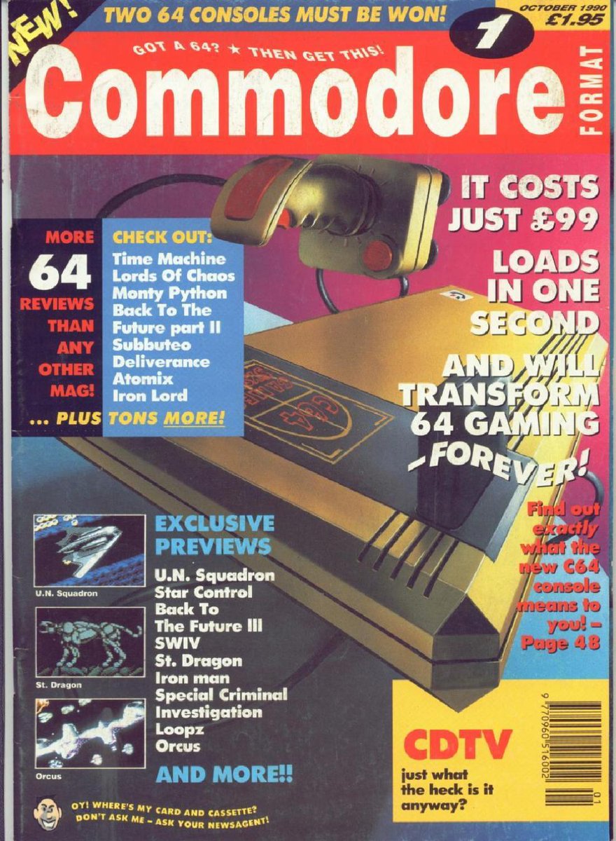 videogamenewsr2's tweet photo. October 1990
#CommodoreFormat magazine launches!
Can the 8 year old #C64 still support a dedicated game magazine?
Find out on the Video Game Newsroom Time Machine
https://t.co/NDSvKPbKkp
https://t.co/A9be5Gcs6f
https://t.co/1X6acDWkJC https://t.co/lYSBG7IE0L