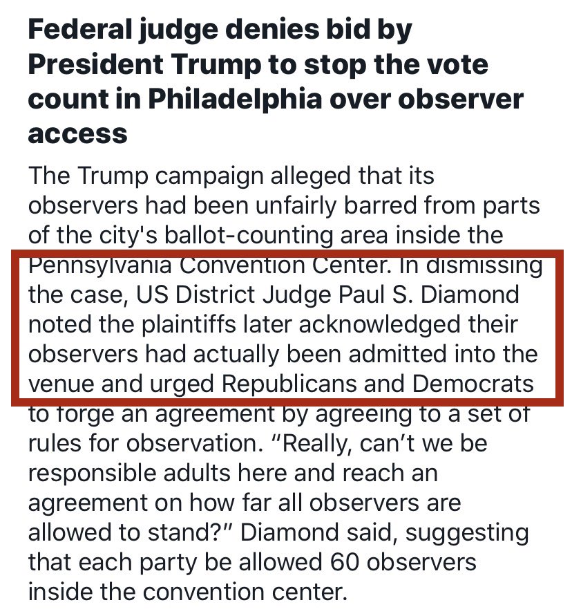 RealBBFan's tweet image. STOP THE LIES! In court, your lawyers ADMITTED you had observers watching the votes being counted.

Face it — you LOST! It’s time to STOP embarassing yourself, put your big boy Depends on, &amp;amp; call Joe to concede.

You can either act like a man or a baby. The choice is up to YOU.