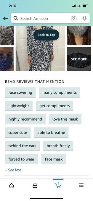 Looking for a mask on amazon, I found this. Right here is part of the reason covid numbers are so high<a href="/tag/signup"class="tags"><span>#signup</span></a>