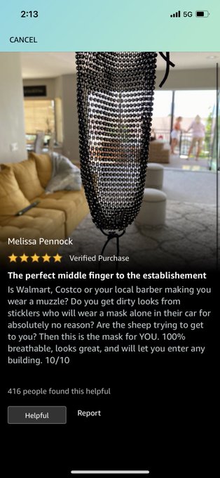 Looking for a mask on amazon, I found this. Right here is part of the reason covid numbers are so high<a href="/tag/signup"class="tags"><span>#signup</span></a>