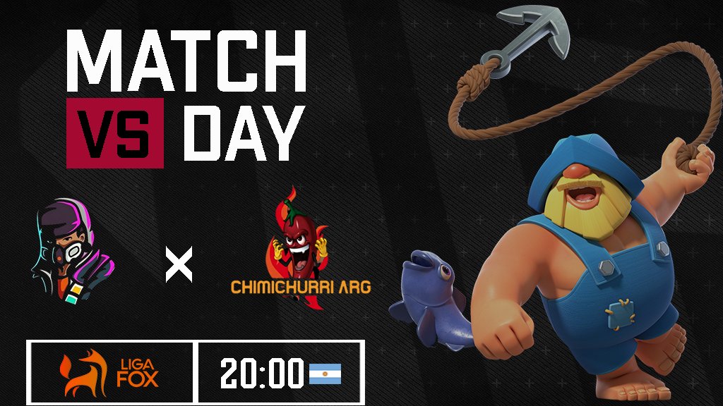 | #ClashRoyale |

Hoy jugamos la segunda fecha de la Liga Fox en busca de la victoria.

🏆 <a href="/LigaFox/">Liga Fox 🦊</a> 
🆚 <a href="/ChimichurriArg/">Chimichurri Arg 🇦🇷 #VamosChimi 💯</a> 
Caster: <a href="/zarbond/">Zarbon Dodoria</a>