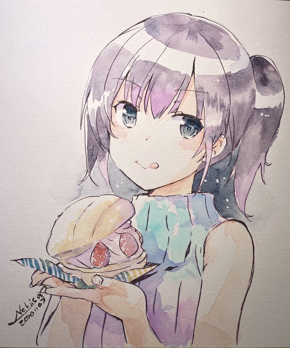 naruti06's tweet photo. 本日持参の色紙はこんな感じ https://t.co/O1aT1ofkso
