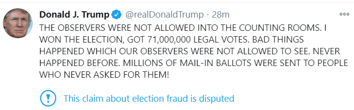 dvillella's tweet photo. @realDonaldTrump Twitter should just suspend your account. https://t.co/Ifv65DTYXp