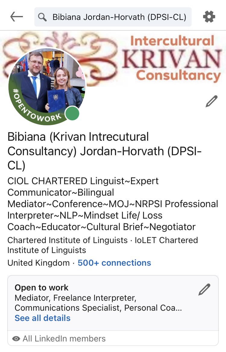 ConsultSlovak's tweet photo. #linkedin QR code. Services & collaboration in fields #coaching #mediation #education #socialwork #publicservice #translation #interpreting #publicspeaking #workingwithminorities #slovaklanguage #eflteaching #voiceivers #Romacultures #education #communityconflict #mentoring #pr https://t.co/ivuZ7x5vYe