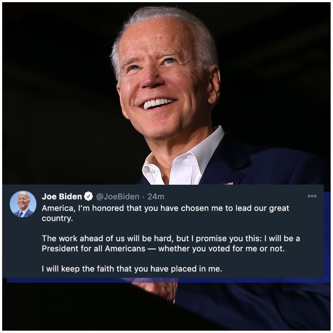 Namydust's tweet photo. @JoeBiden Congrats from Italy 💙 #BidenForFL #Congratulations #CongratulationsAmerica #JoeBiden #Election2020 #elections #usa #3Nov #USPresidentialElections2020 https://t.co/2p91z8qtbr
