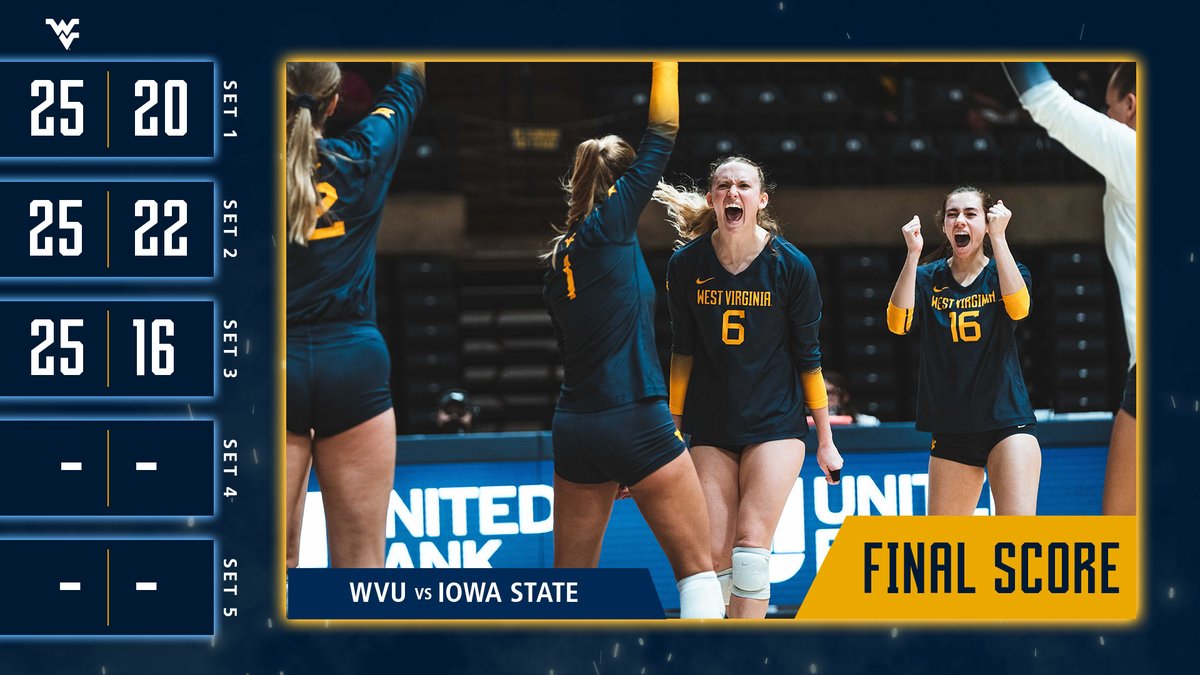 THAT'S A SWEEP 🧹

CUE COUNTRY ROADS 🎶

#HailWV